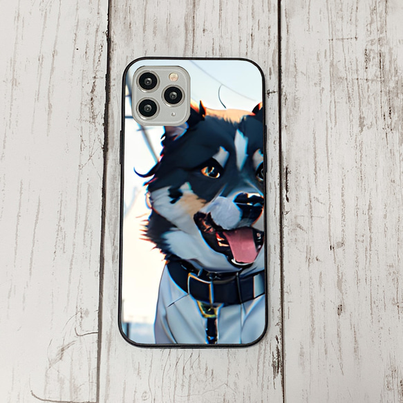 iphoneケース2-4-4 iphone 強化ガラス 犬・いぬ・ワンちゃん 箱10 かわいい アイフォン iface