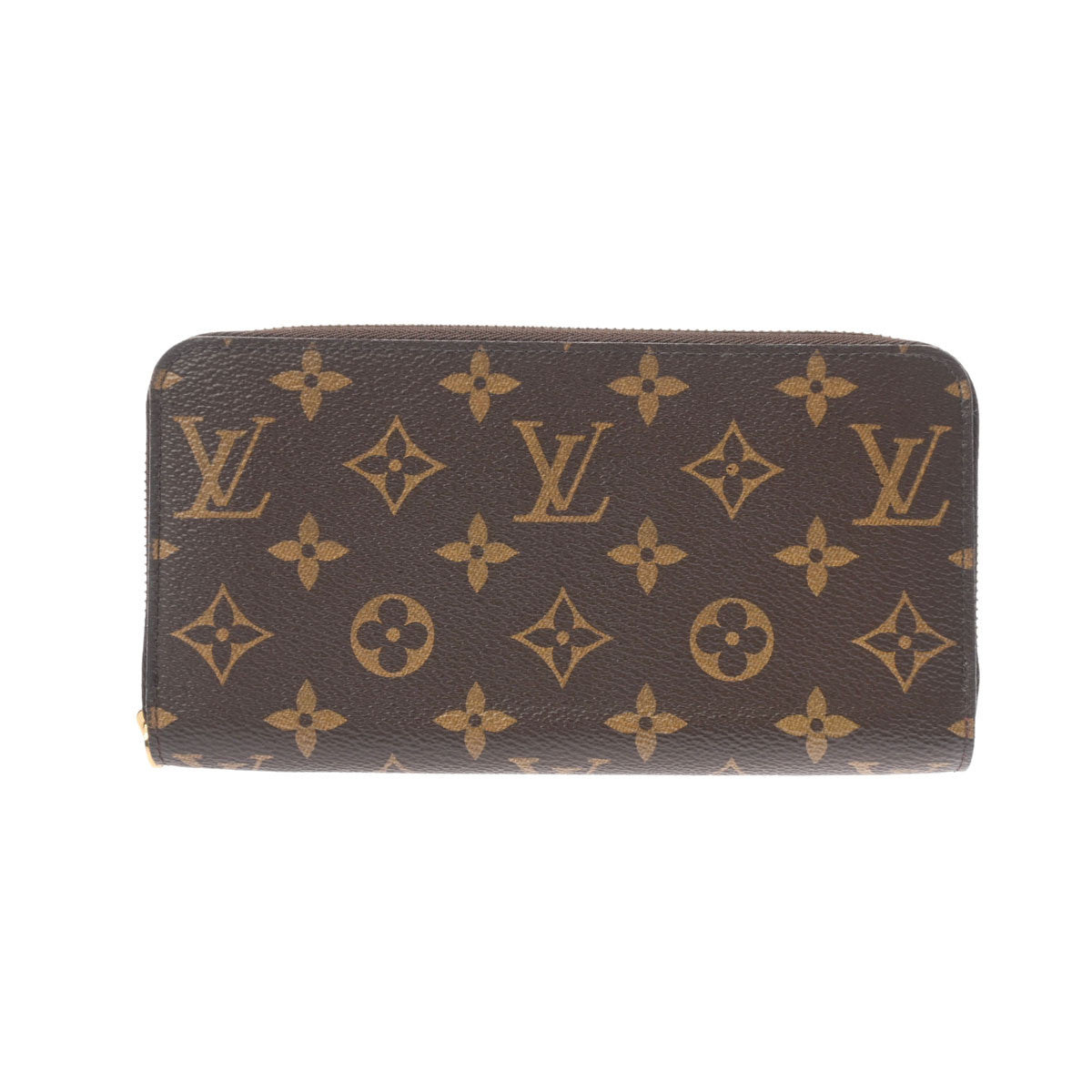 LOUIS VUITTON ルイヴィトン モノグラム ジッピーウォレット フューシャ M41895 レディース モノグラムキャンバス 長財布 Aランク 中古 