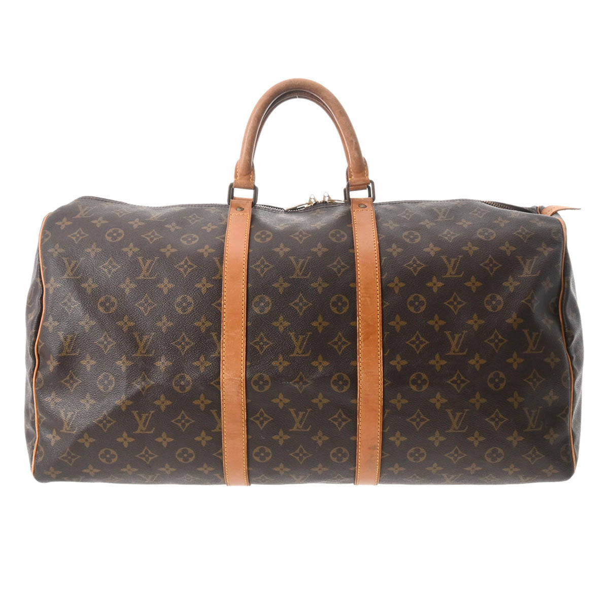 LOUIS VUITTON ルイヴィトン モノグラム キーポル55 ブラウン M41424 ユニセックス モノグラムキャンバス ボストンバッグ Bランク 中古 