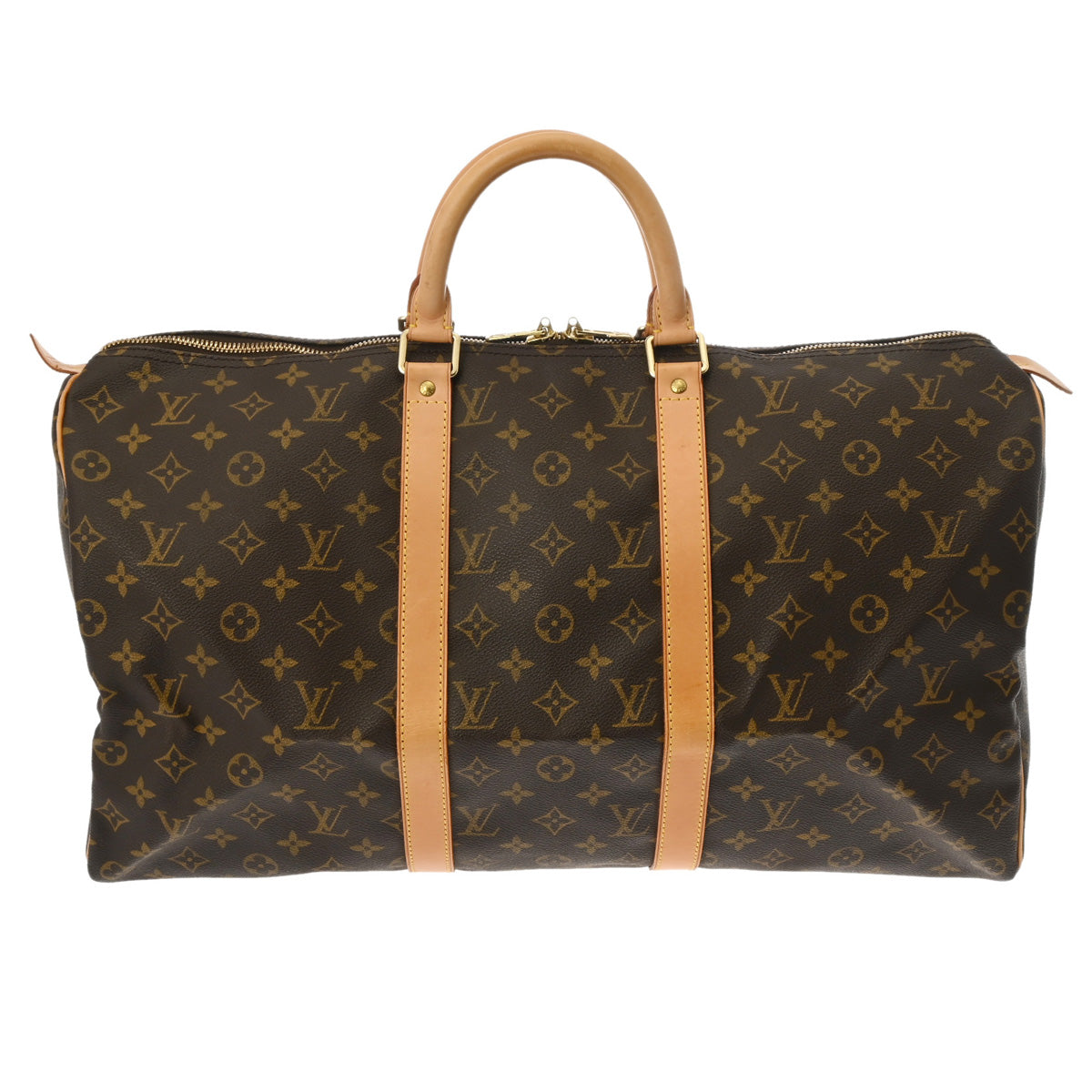 LOUIS VUITTON ルイヴィトン モノグラム キーポル 50 ブラウン M41426 ユニセックス モノグラムキャンバス ボストンバッグ ABランク 中古 