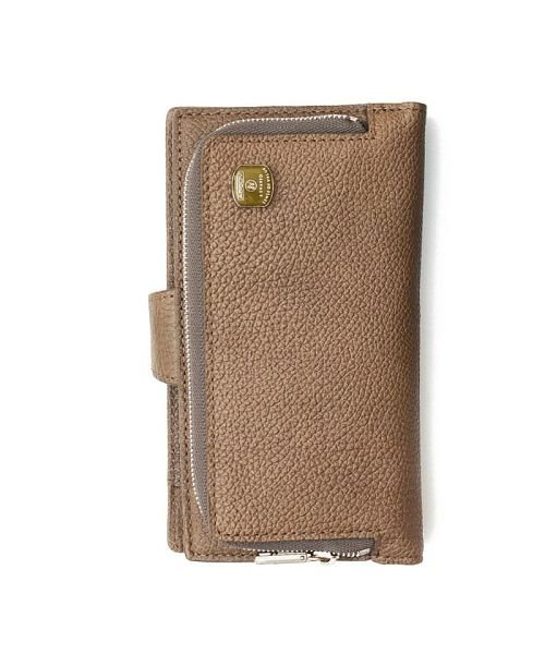 AS2OV / アッソブ MOBILE MULTI WALLET(SHRINK)(L)－BROWN