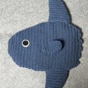 かぎ針編み海洋生物マンボウかわいい編みぐるみ　Crochet Sea Creatures Sunfish (mola mola) Amigurumi