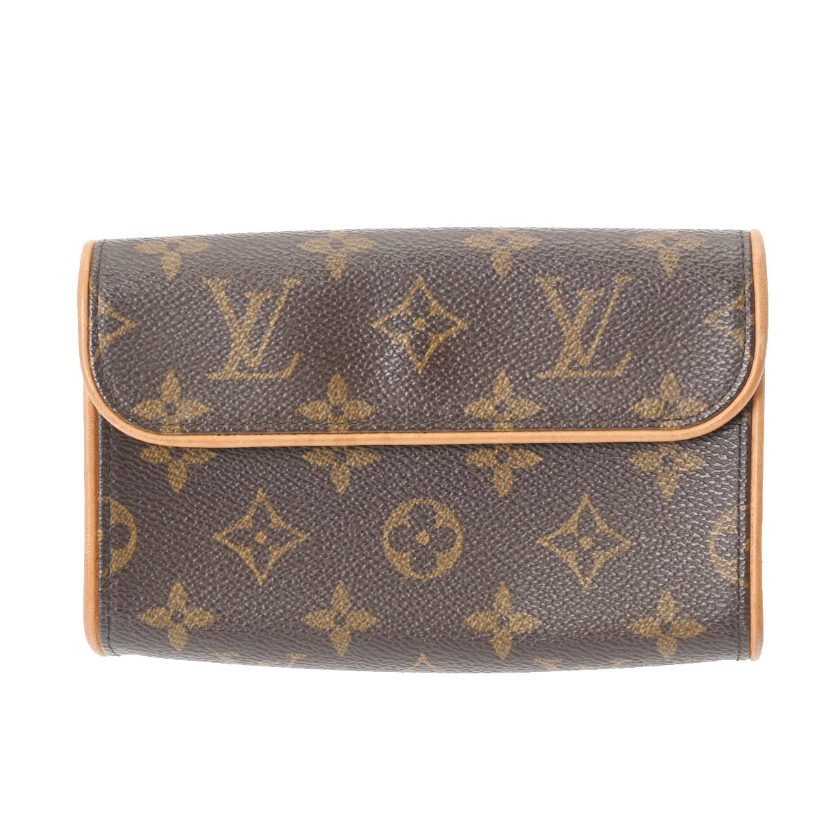 LOUIS VUITTON ルイヴィトン モノグラム ポシェットフロランティーヌ ベルトXS ブラウン M51855 レディース モノグラムキャンバス ウエストバッグ Bランク 中古 