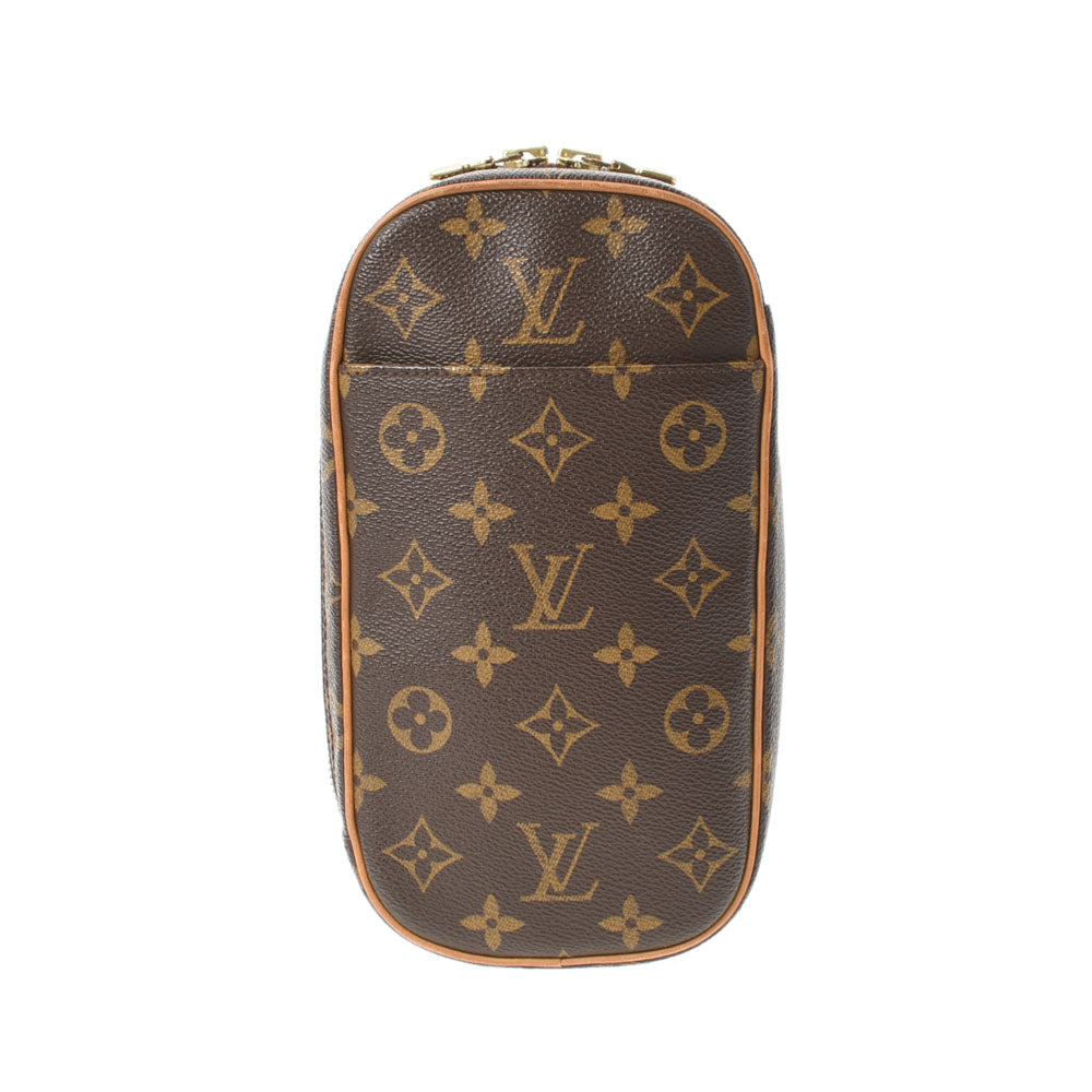 LOUIS VUITTON ルイヴィトン モノグラム ポシェットガンジュ ブラウン M51870 ユニセックス モノグラムキャンバス ボディバッグ ABランク 中古 