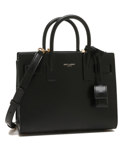 サンローランパリ ハンドバッグ ショルダーバッグ サック ド ジュール ブラック レディース SAINT LAURENT PARIS 392035 02G9W