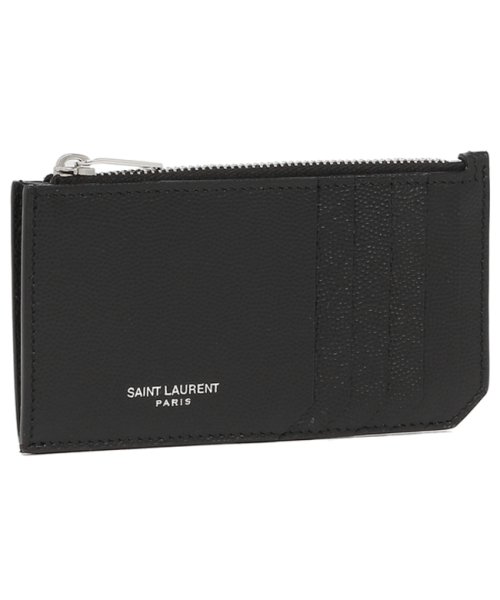 サンローランパリ カードケース フラグメントケース ブラック メンズ レディース SAINT LAURENT PARIS 609362 BTY0N 1000