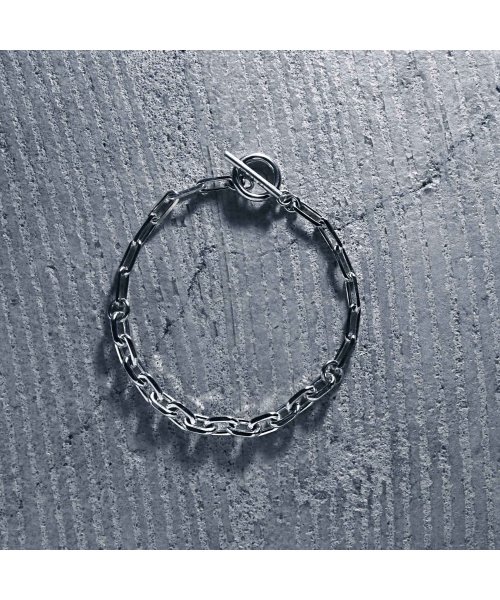 【YArKA/ヤーカ】silver925 thick long oval chain bracelet [LVO2]/オーバルチェーンミックスブレスレット シル