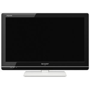 シャープ 22V型 ハイビジョン 液晶テレビ ホワイト AQUOS LC-22K5-W【中古品】