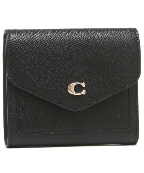 コーチ 二つ折り財布 ミニ財布 ブラック レディース COACH C2328 LIBLK