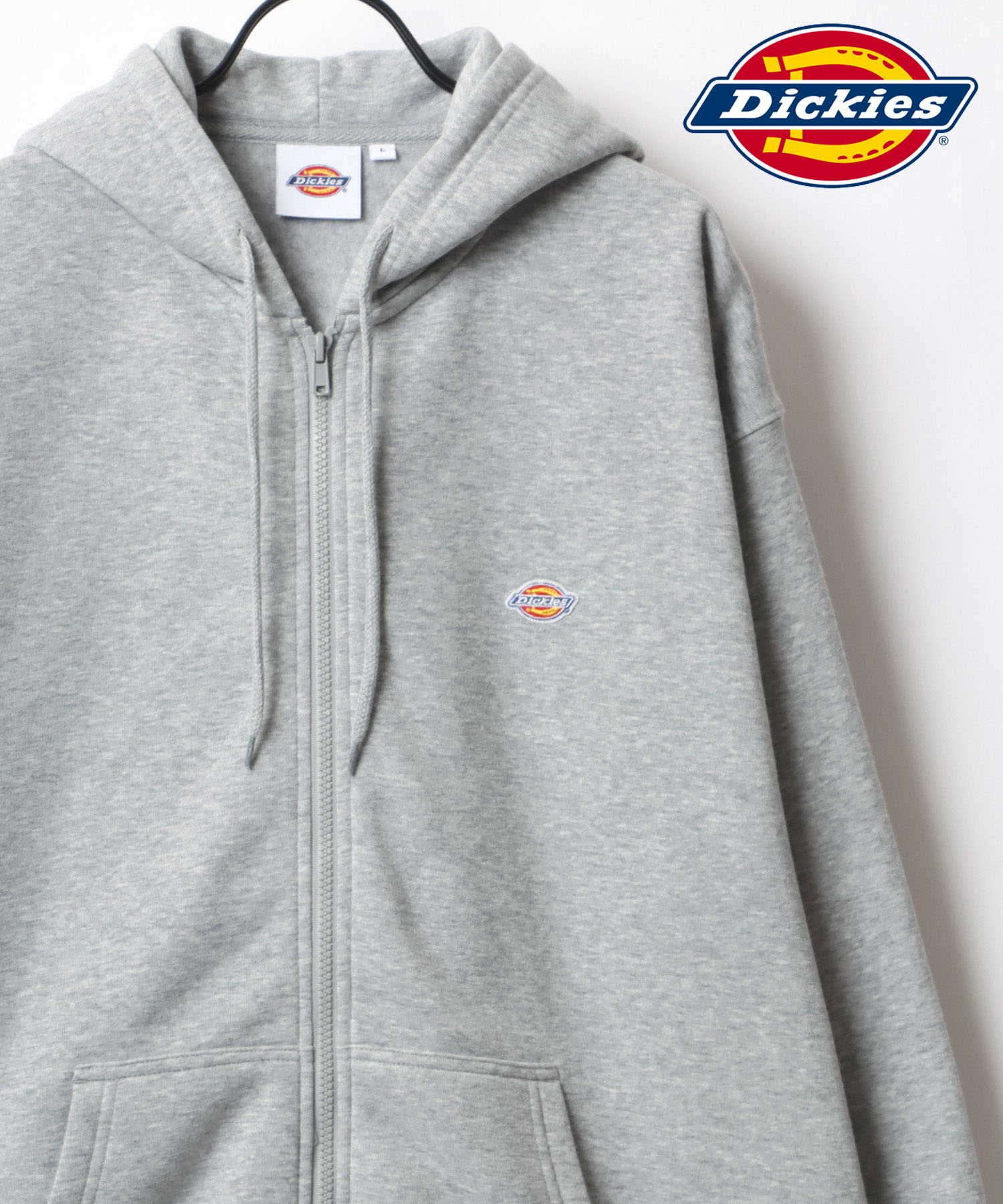 ラザル/【Lazar】Dickies/ディッキーズ 別注 オーバーサイズ 裏起毛 ミニロゴワッペン･･･