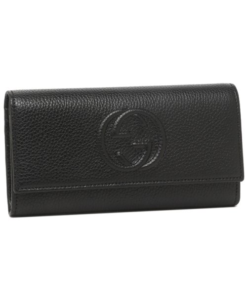 グッチ アウトレット 長財布 ブラック レディース GUCCI 598206 A7M0G 1000