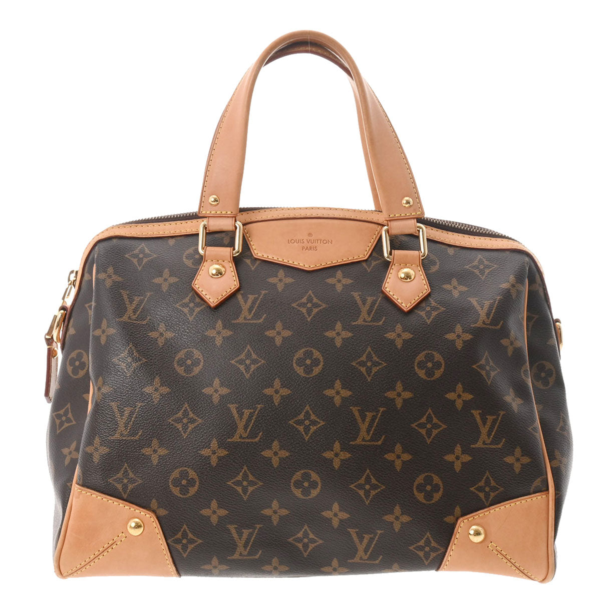 LOUIS VUITTON ルイヴィトン モノグラム レティーロ PM ブラウン M40325 レディース モノグラムキャンバス 2WAYバッグ Bランク 中古 