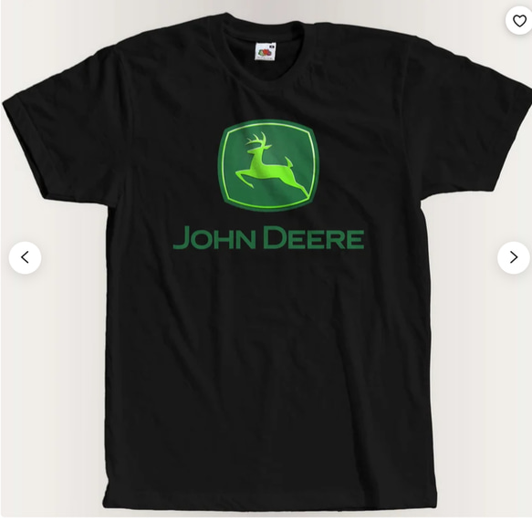 トラクター John Deere ファンのための T シャツ