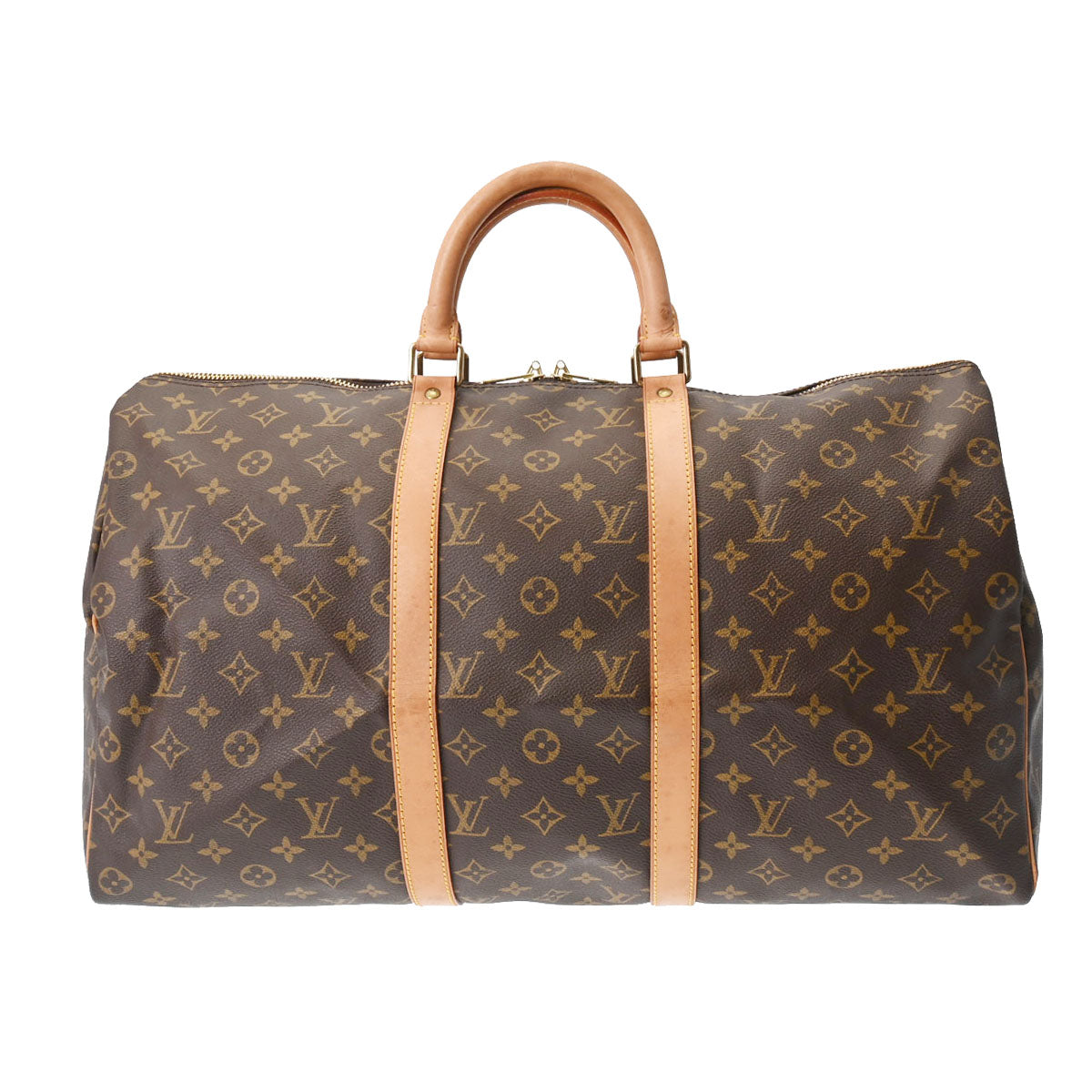 LOUIS VUITTON ルイヴィトン モノグラム キーポル 50 ブラウン M41426 ユニセックス モノグラムキャンバス ボストンバッグ Bランク 中古 