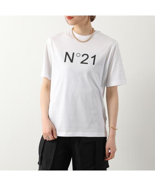 ヌメロ ヴェントゥーノ/N°21 Tシャツ F131 4157 クルーネック 半袖 ロゴ プリント