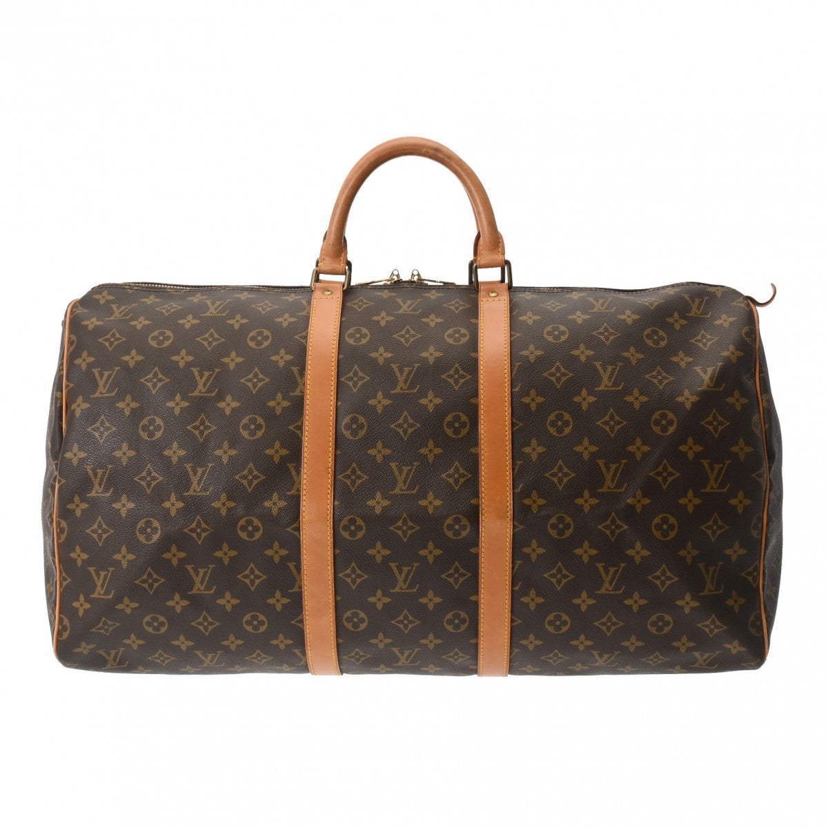 LOUIS VUITTON ルイヴィトン モノグラム キーポル 55 ブラウン M41424 ユニセックス モノグラムキャンバス ボストンバッグ Bランク 中古 