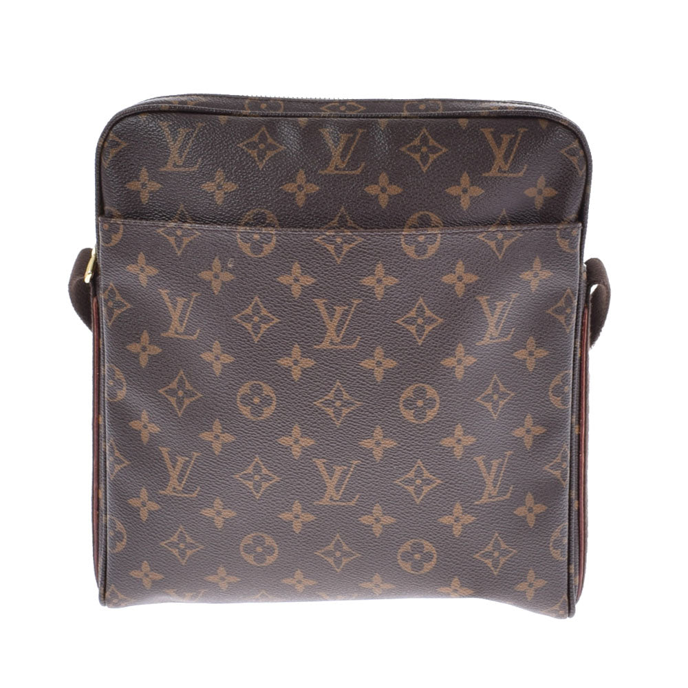 LOUIS VUITTON ルイヴィトン モノグラム トロターボブール ブラウン M97037 ユニセックス モノグラムキャンバス ショルダーバッグ ABランク 中古 