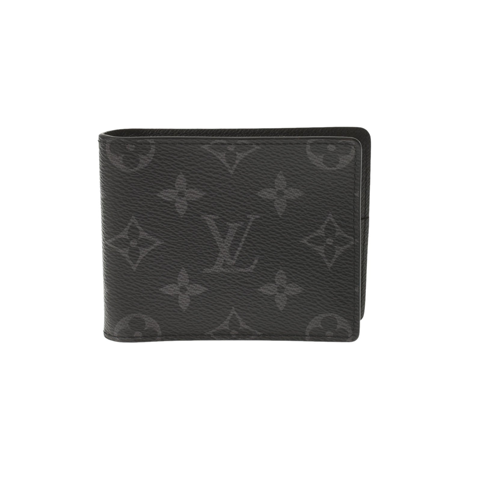 LOUIS VUITTON ルイヴィトン モノグラム エクリプス ポルトフォイユパンス 黒/グレー M62480 メンズ モノグラムエクリプス 二つ折り財布 ABランク 中古 