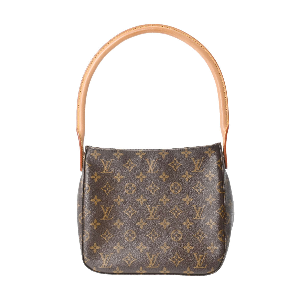 LOUIS VUITTON ルイヴィトン モノグラム ルーピング MM  ブラウン M51146 レディース モノグラムキャンバス セミショルダーバッグ ABランク 中古 