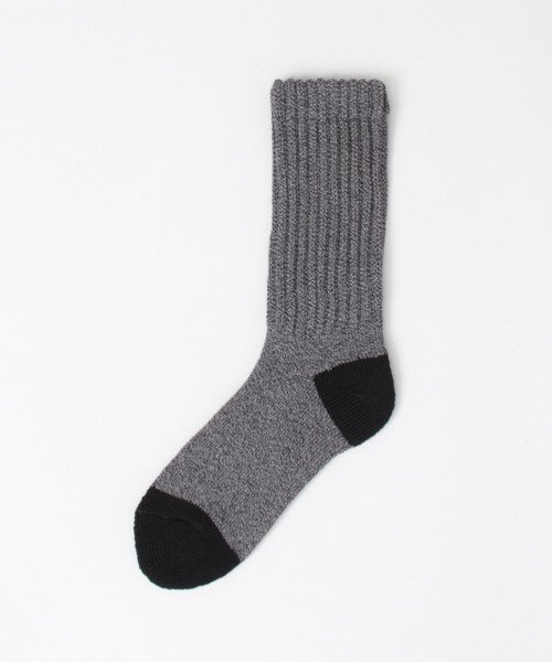 WORK NOT WORK　2TONE S－RIB SOCKS