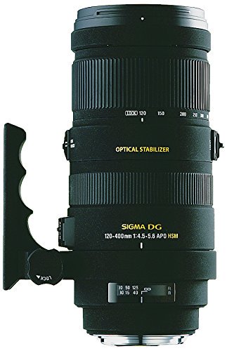 SIGMA 望遠ズームレンズ APO 120-400mm F4.5-5.6 DG OS HSM ニコン用 フルサイズ対応【中古品】