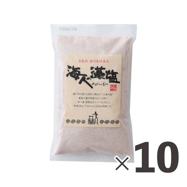 蒲刈物産 業務用　海人の藻塩　1kg 4520415010099 1ケース　1Kg×10パック（直送品）