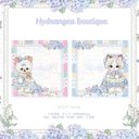 Cherish365【Patchwork dress - Hydrangea Boutique 】スクエア バラメモ CHO325