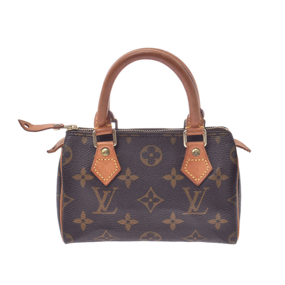 LOUIS VUITTON ルイヴィトン モノグラム ミニスピーディ ブラウン M41534 レディース モノグラムキャンバス ハンドバッグ Bランク 中古 