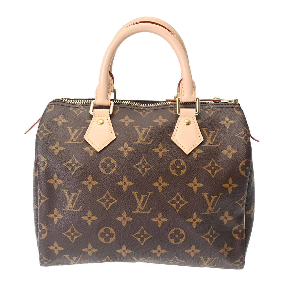 LOUIS VUITTON ルイヴィトン モノグラム スピーディ25 ブラウン M41109 レディース モノグラムキャンバス ハンドバッグ 新同 中古 