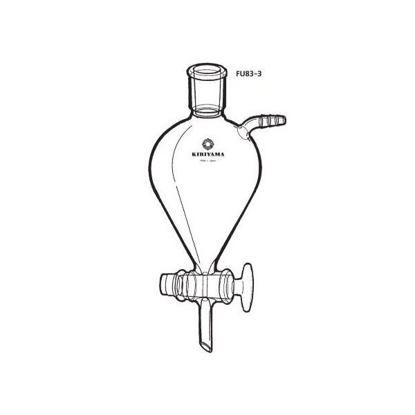 桐山製作所 溶媒受分液ロート FU83-3-1 1個 63-6524-47（直送品）