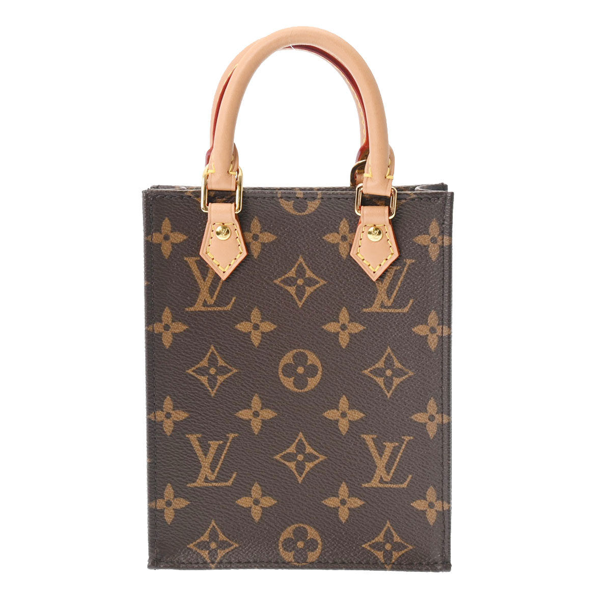 【スケジュール帳 2025の人気アイテム】 LOUIS VUITTON ルイヴィトン モノグラム プティットサックプラ ブラウン M81295 レディース モノグラムキャンバス ショルダーバッグ Aランク 中古 