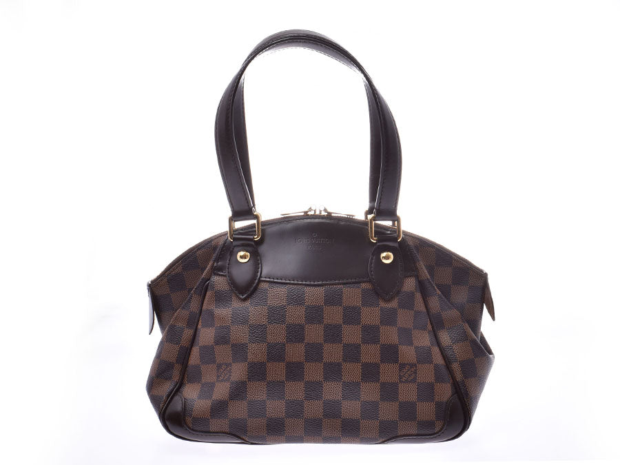 ルイヴィトン ダミエ ヴェローナPM ブラウン N41117 レディース 本革 ハンドバッグ Bランク LOUIS VUITTON 中古 