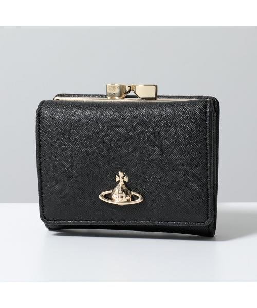 Vivienne Westwood 三つ折り財布 SAFFIANO SMALL FRAME WALLET