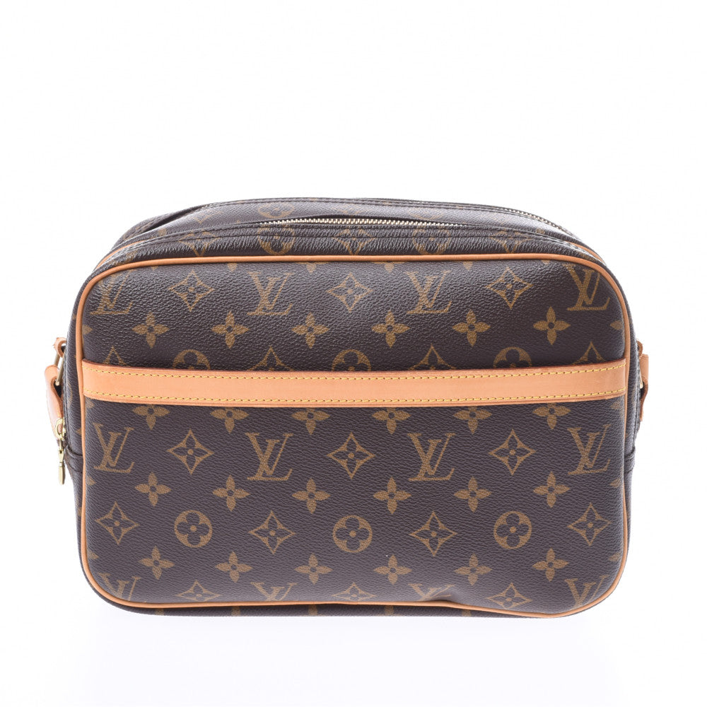 LOUIS VUITTON ルイヴィトン モノグラム リポーターPM ブラウン M45254 ユニセックス モノグラムキャンバス ショルダーバッグ Bランク 中古 