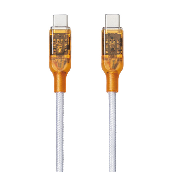 re:colors PD100W対応USB Type-C to C ケーブル(1m) タンジェリン CPRC2U2CTC100WO