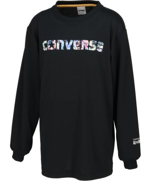 CONVERSE コンバース バスケット JRプリントロングスリーブシャツ Tシャツ 長袖 ロンT