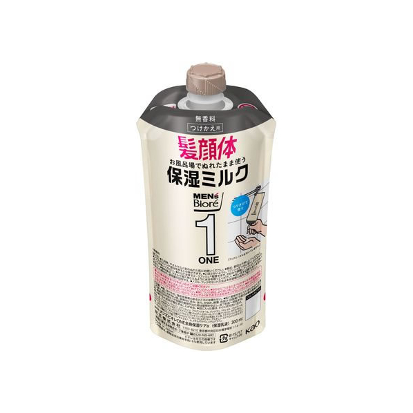 KAO メンズビオレ ONE 全身保湿ケア 無香料 つけかえ用300mL FCV1955