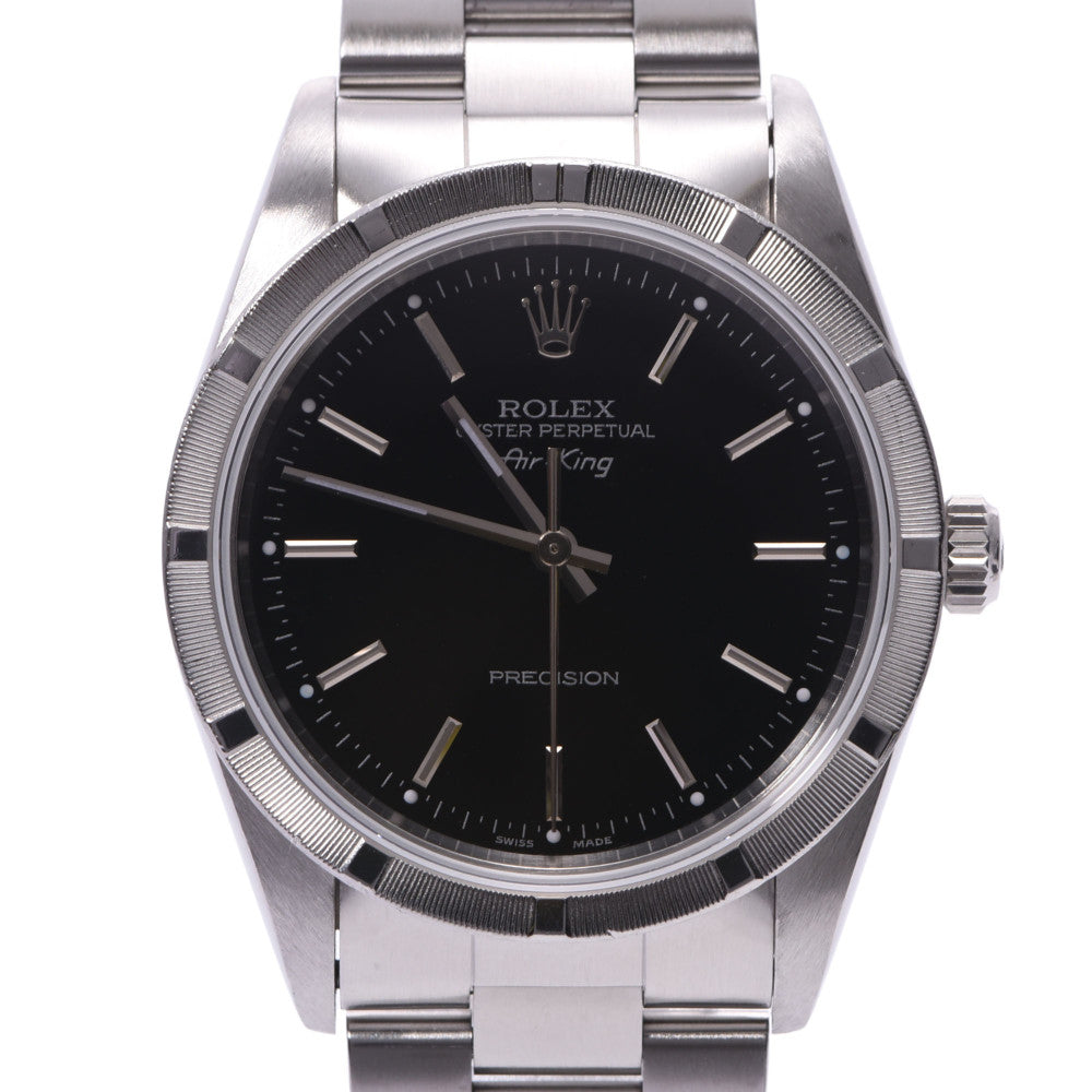 ROLEX ロレックス エアキング 14010 メンズ SS 腕時計 自動巻き 黒文字盤 Aランク 中古 