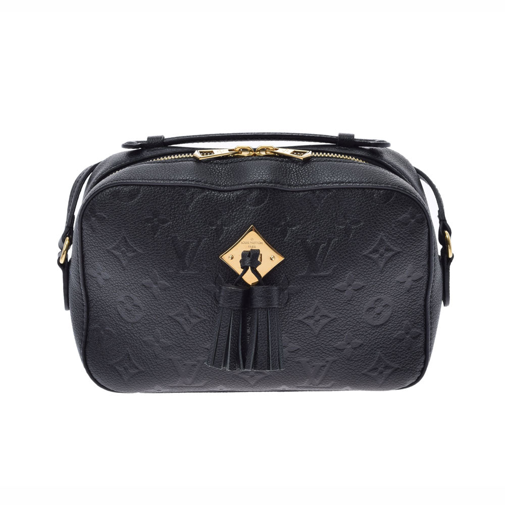 LOUIS VUITTON ルイヴィトン モノグラム アンプラント サントンジュ ノワール M44593 レディース モノグラムアンプラント ショルダーバッグ Aランク 中古 