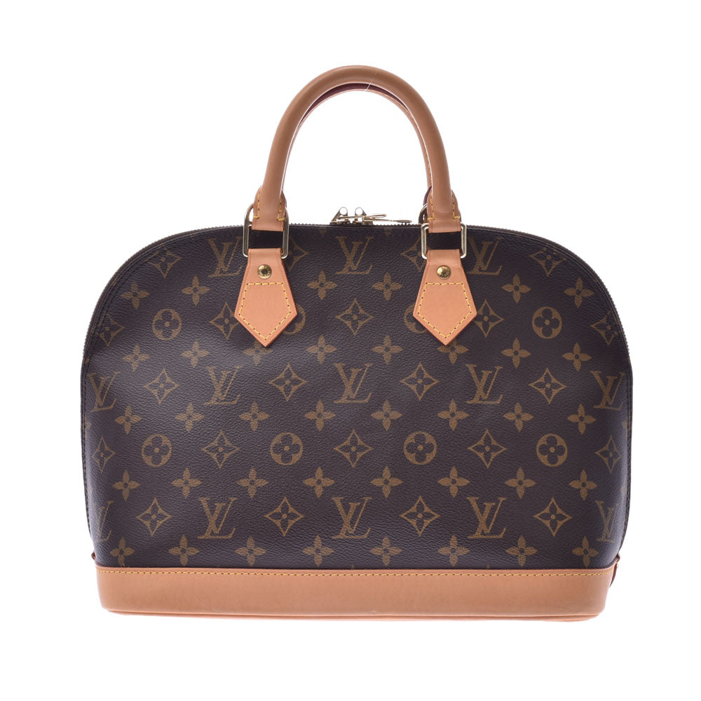 LOUIS VUITTON ルイヴィトン モノグラム アルマ ブラウン M51130 レディース ハンドバッグ ABランク 中古 