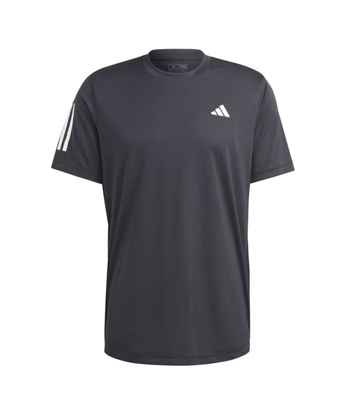 adidas/M TENNIS CLUB 3ストライプス 半袖Tシャツ