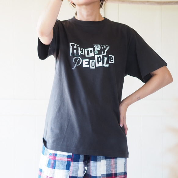 HAPPY PEOPLE Tシャツ　sumi