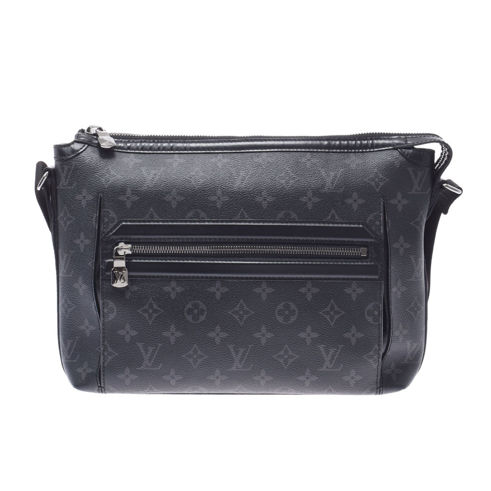 LOUIS VUITTON ルイヴィトン モノグラム エクリプス オディセ メッセンジャー PM 黒 M44223 メンズ モノグラムキャンバス ショルダーバッグ Aランク 中古 