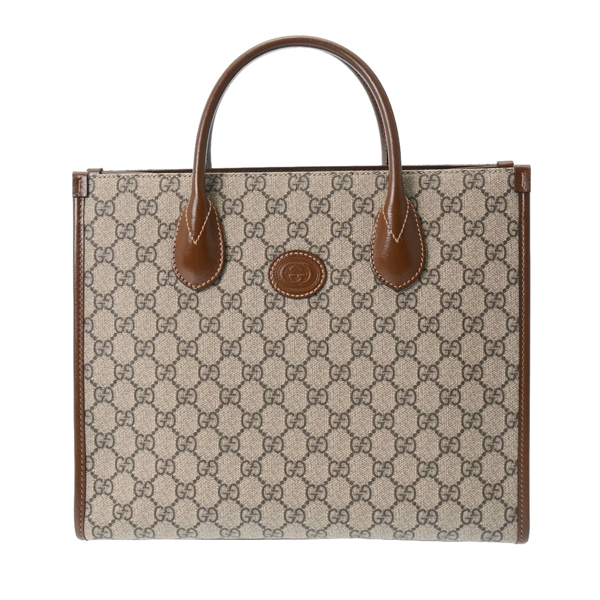 GUCCI グッチ GGスプリーム スモールトート ベージュ/茶 659983 レディース GGスプリームキャンバス トートバッグ Aランク 中古 