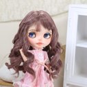 BJD 人形 ドール用ウィッグ カツラ 耐熱 ハンドメイドzxww-346