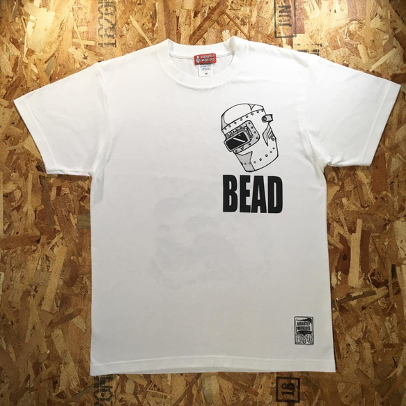 溶接 デザイン Tシャツ / BEAD (ビード) Tシャツ﻿　バックプリント