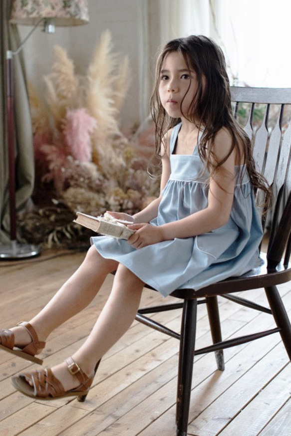 【 SALE 】70％ＯＦＦ　KIDS picnic one-piece （スカイブルー）