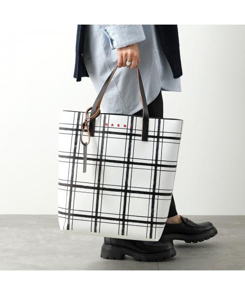 MARNI トートバッグ SHMP0104A2 P6052 チェック柄