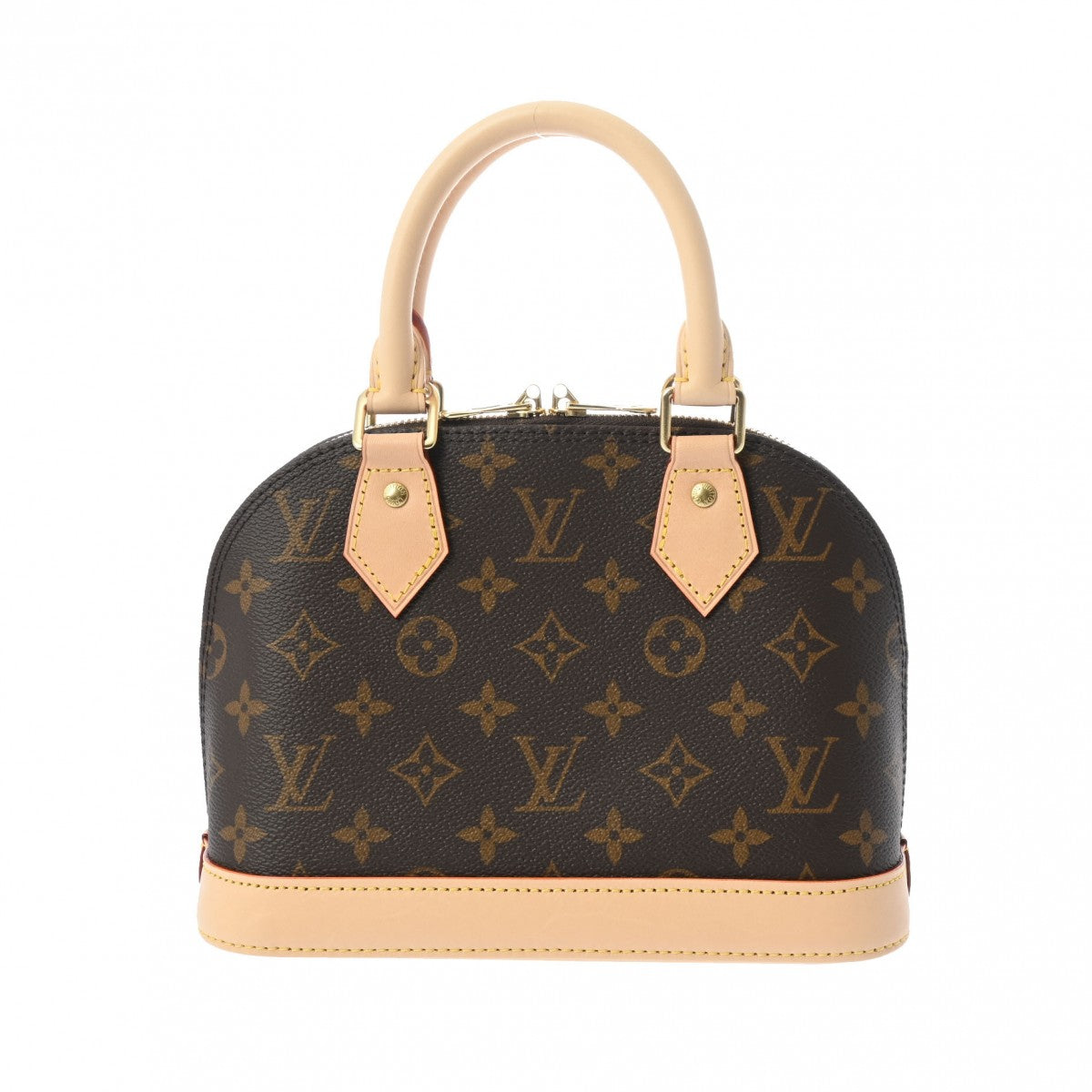 LOUIS VUITTON ルイヴィトン モノグラム アルマ BB 2WAY ブラウン M46990 レディース モノグラムキャンバス ハンドバッグ 新同 中古 