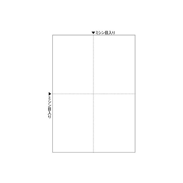 ヒサゴ プリンター帳票 BP2006Z A4 白/4面 1200枚　1箱（直送品）